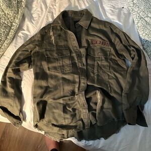 RAILS Military Shirt Jacket Army Green